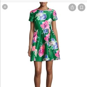 Kate Spade Stelli Dress Full Bloom Green Floral (Size 6)